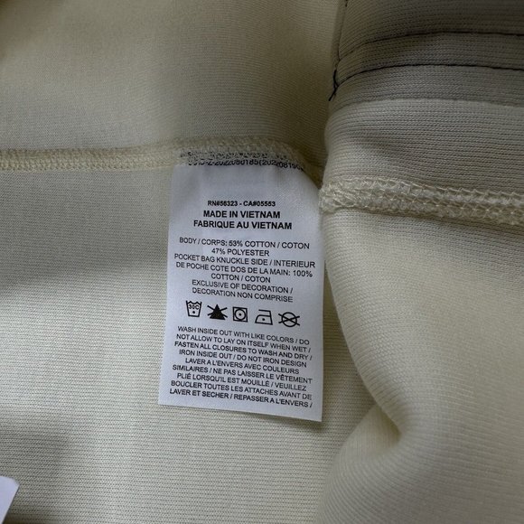 Nike NSW Tech Fleece ‘Coconut Milk/Black’ Joggers Men’s Sizes FB8002-113 - Picture 7 of 7